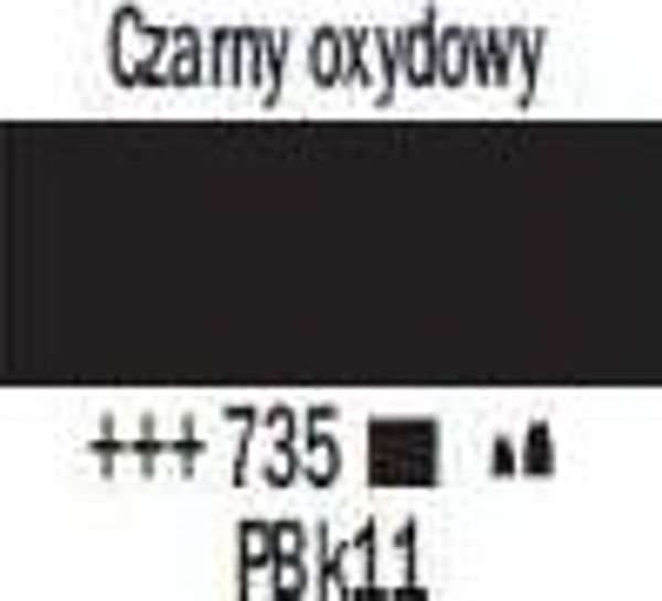 Artequipment Ακρυλικό Χρώμα TALENS AMSTERDAM 120ml 735 - OXYDE BLAC uniw