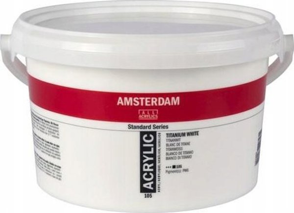 Artequipment Amsterdam Standard Series Acrylic Bucket Titanium White 105 13801164 8712079448431