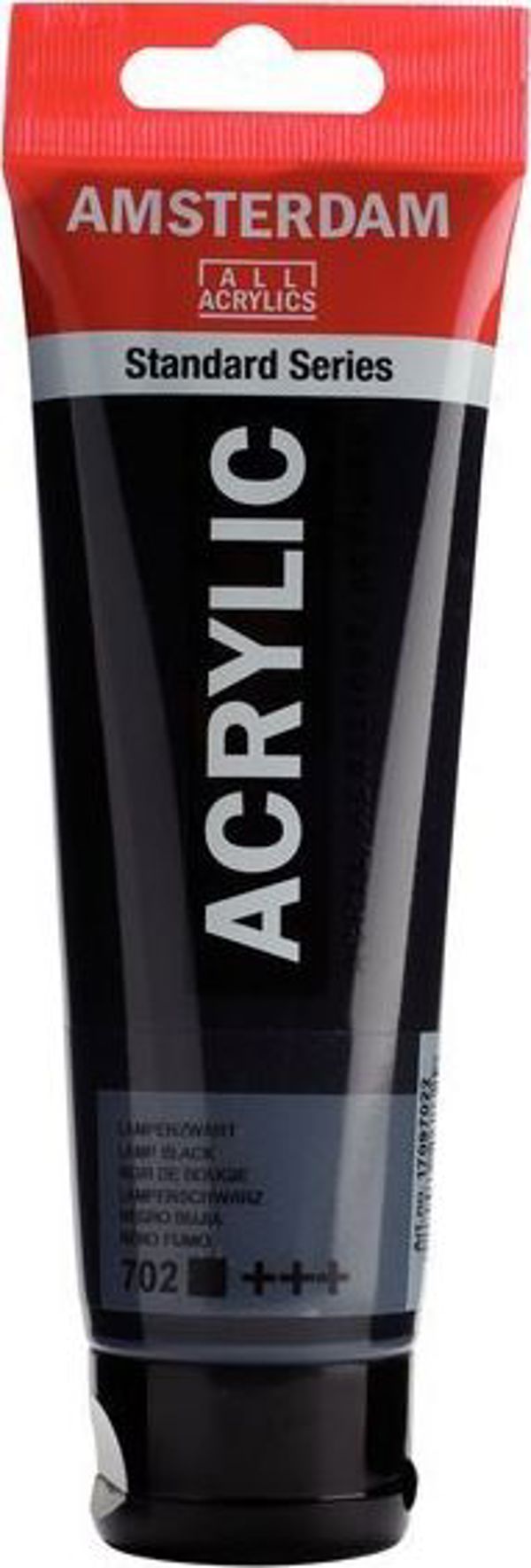 Artequipment Ακρυλικό χρώμα TALENS AMSTERDAM 120ml 702 - ΛΑΜΠΑ ΜΑΥΡΟ uniw