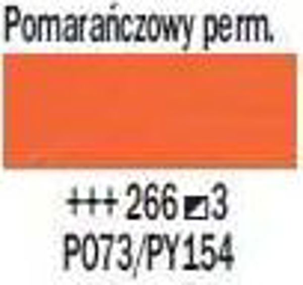 Artequipment TALENS REMBRANDT 40ML 266 - PERMANENT ORANGE - μόνιμο πορτοκαλί - καθολικό λάδι χρώμα