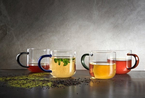 Κούπα Asa Selection Asa Selection Coppa Glass Black, 400 ml