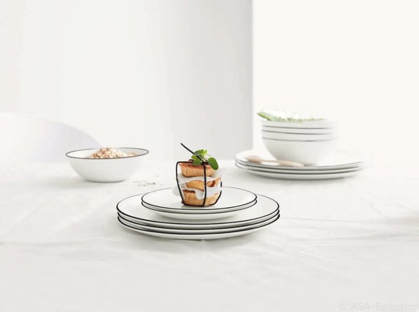Πιάτο δείπνου Asa Selection Asa Selection A Table Ligne Noire,
