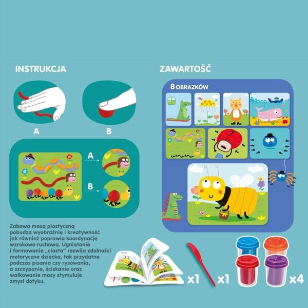 Askato Σετ Πλαστικά Παιχνίδια Δραστηριοτήτων για Κύλιση και Ανάπτυξη Δεξιοτήτων