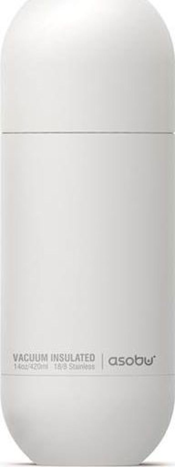 Asobu Orb Μπουκάλι Θερμός Ανοξείδωτο 420ml με Μόνωση Κενού - Γκρι