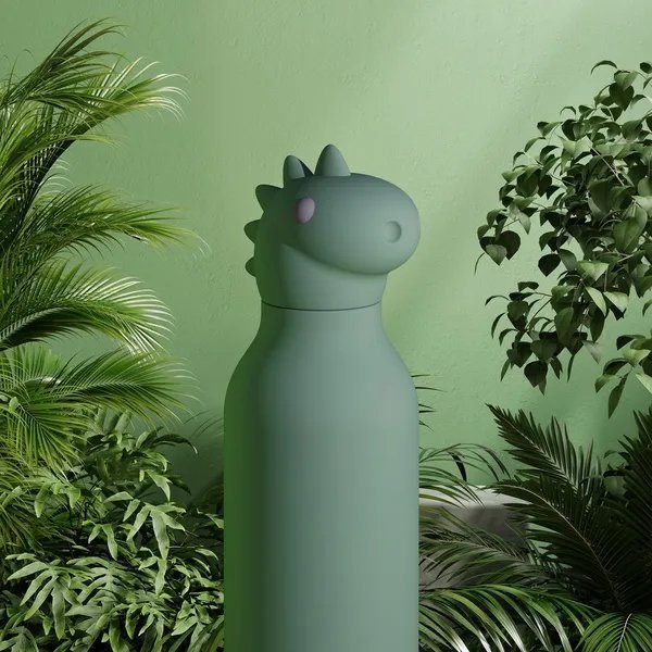 Asobu Asobu - Bestie Dinozaur - Θερμός με καλαμάκι 460 ml