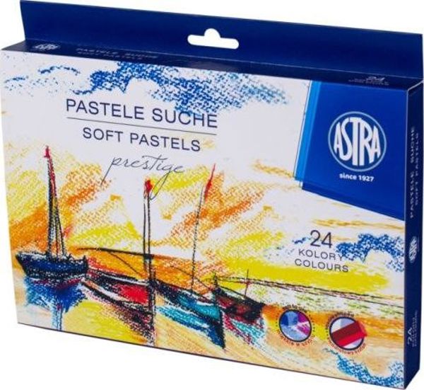 Astra Prestige Ξηρά Παστέλ, 24 Χρώματα, Επαγγελματικά Κιμωλίες Ζωγραφικής