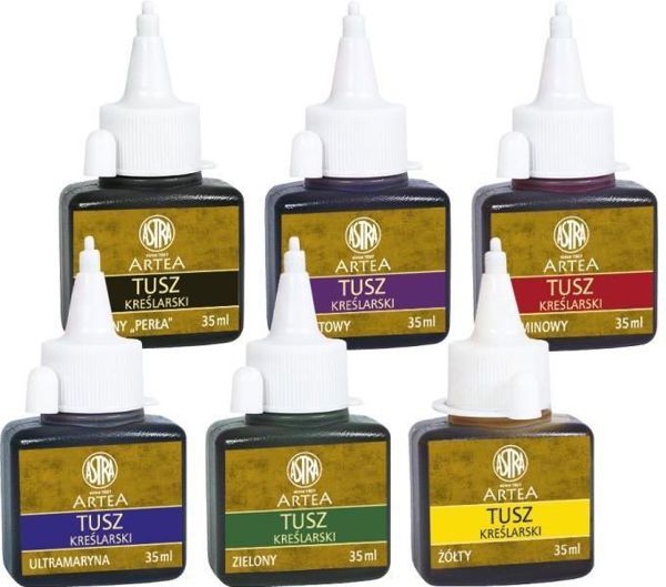 Μελάνι σχεδίασης Astra 35 ml μαύρο μαργαριτάρι (8τμχ) ASTRA - 242748