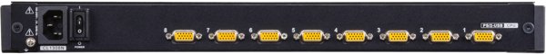 Διακόπτης KVM ATEN CL1308N με δυνατότητα τοποθέτησης σε ράφι, μαύρος