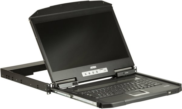ATEN CL3100NX διακόπτης KVM Δυνατότητες τοποθέτησης σε rack Μαύρο