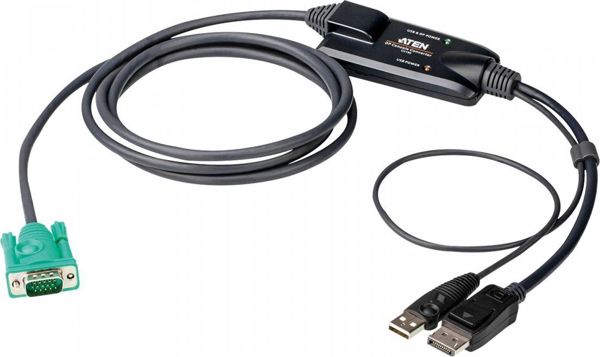 Aten CV190 Μετατροπέας DisplayPort Console για KVM Switch, SPHD-15, Μαύρο