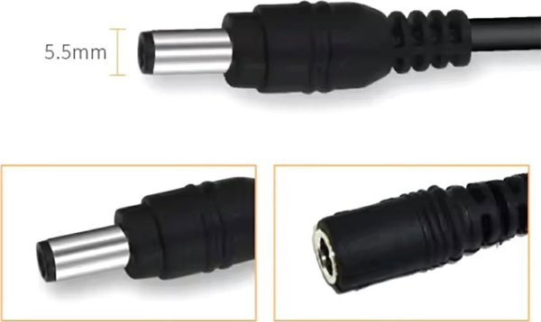 ATL KP11 Προέκταση 5m καλώδιο τροφοδοσίας 5,5mm