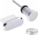 ATL DA23A Κάλυμμα κατά της σκόνης usb-c 2τμχ ασημί