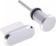 ATL DA23A Κάλυμμα κατά της σκόνης usb-c 2τμχ ασημί