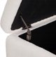 Atmosphera Pouffe με αποθηκευτικό χώρο, επενδεδυμένο με εφέ boucle, 100 x 40 x 48,5 cm