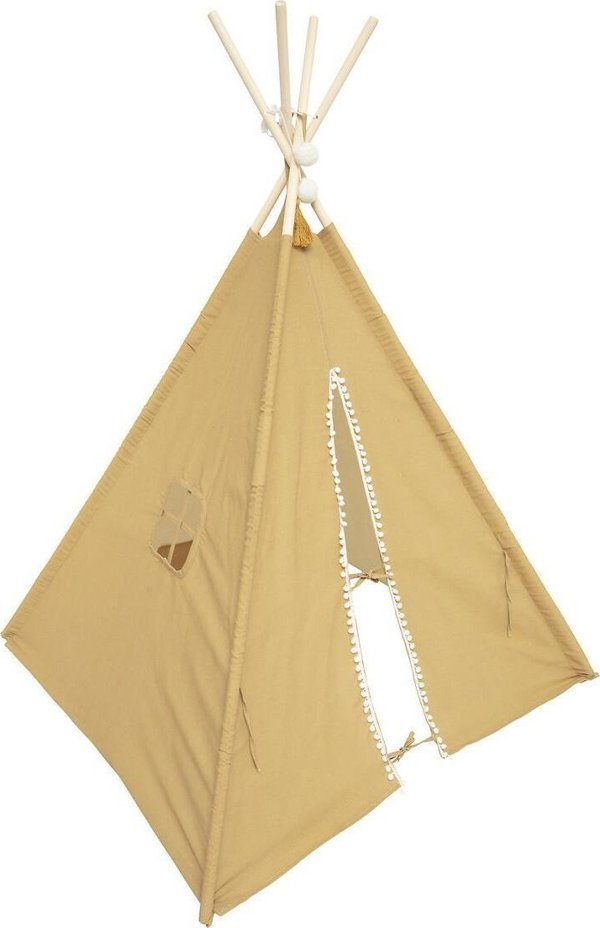 Σκηνή Tipi για παιδιά Tend κίτρινο