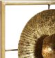Atmosphera Μεταλλικό Διακοσμητικό Τοίχου με Κορνίζα, Χρυσό, 25x61 cm
