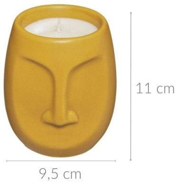 Διακοσμητικό, αρωματικό κερί, πρόσωπο MAYA, 80 g ATMOSPHERA