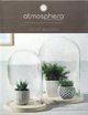 Γυάλινος θόλος, Ø 24 cm, σε ξύλινη βάση ATMOSPHERA
