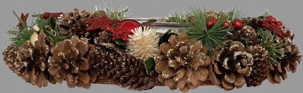 Στεφάνι Advent Atmosphera, κηροπήγιο για 4 κεριά, Ø 34 cm