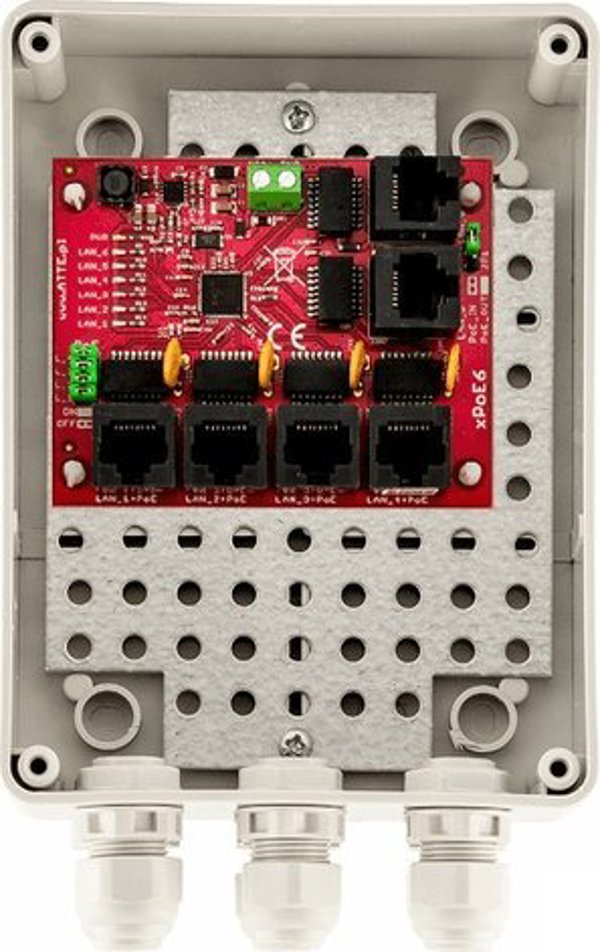 Atte xPoE-6-11-S2 PoE Διακόπτης 6 Θυρών, Fast Ethernet, Εξωτερικού Χώρου