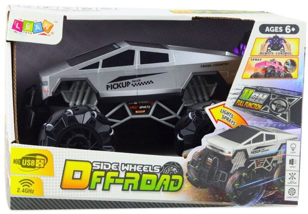 Off-Road Pick Up Truck 1:16 τηλεκατευθυνόμενο RC με φώτα και εφέ καπνού LEAN Toys