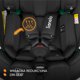 Παιδικό κάθισμα αυτοκινήτου NoName Lionelo Braam Air I-size, 0-36 kg, carbon black