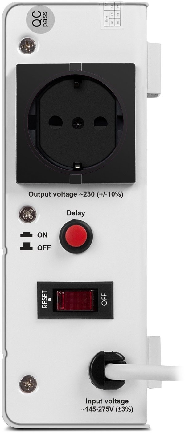 Αυτόματος ρυθμιστής τάσης SVEN AVR SLIM-500 LCD