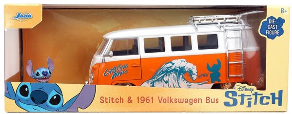 AUTOBUS MET JADA VOLWAGEN 1961 1 24 STITCH WB4