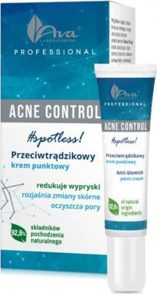 Ava Control Professional Αντι-ακνεμικό κρέμα σημείου, 15ml
