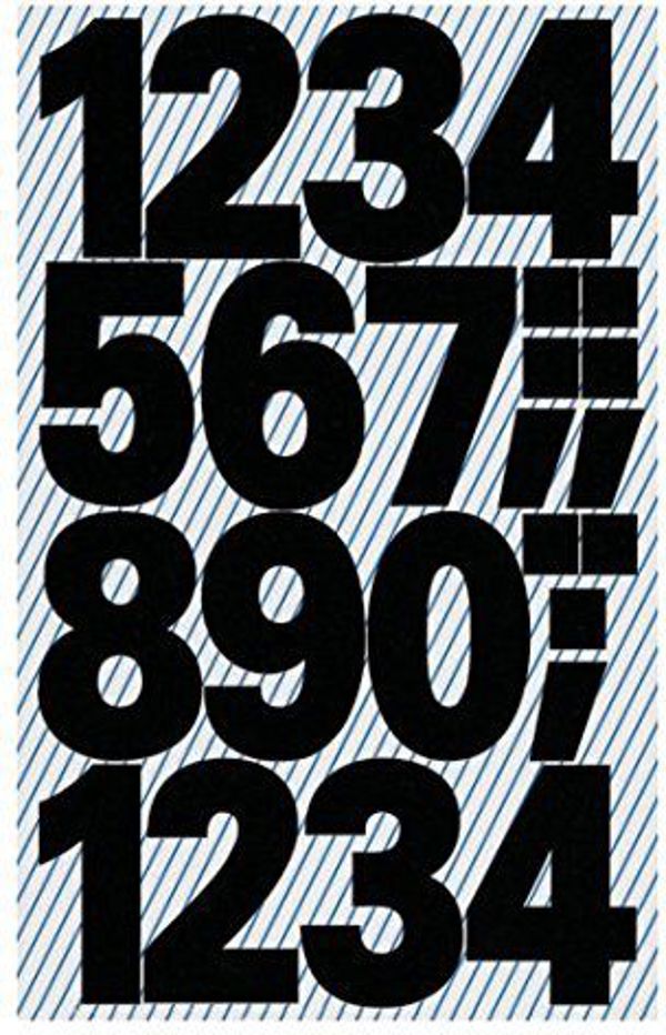 Αvery Zweckform Αυτοκόλλητα μαύροι αριθμοί (151982)
