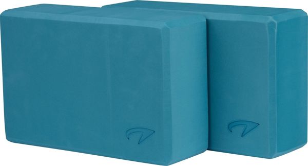 Avento Μπλοκ Γιόγκα Yoga Block για Ισορροπία και Ευελιξία, Μπλε, 23x15x7.5cm