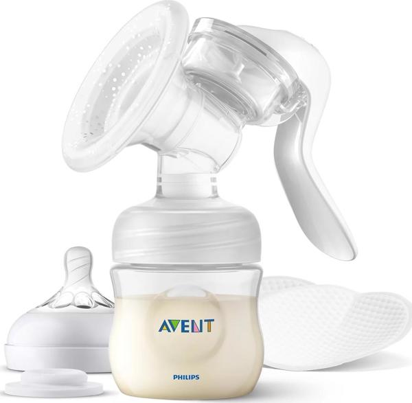 Philips Avent Χειροκίνητο Θήλαστρο SCF430/10 με Ασπίδα Σιλικόνης για Άνετη Χρήση