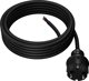 AWTools Καλώδιο Σύνδεσης H05VV-F 5m 2x1.0mm, Μαύρο, 16A, IP44