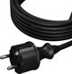 AWTools Καλώδιο Σύνδεσης H05VV-F 5m 2x1.0mm, Μαύρο, 16A, IP44