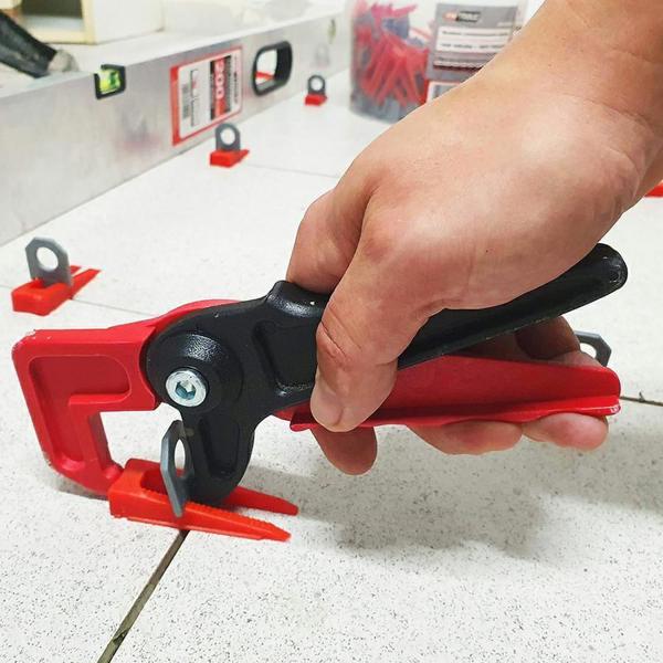 AWTools AWTOOLS ΣΥΣΤΗΜΑ ΕΠΙΠΕΔΩΣΗΣ ΠΛΑΚΙΔΙΩΝ 6-17mm / ΠΑΚΕΤΟ ΕΚΚΙΝΗΣΗΣ / 100τμχ.+100τμχ. (ΣΦΗΝΑ+ΚΛΙΠ 1,0MM) AW30367