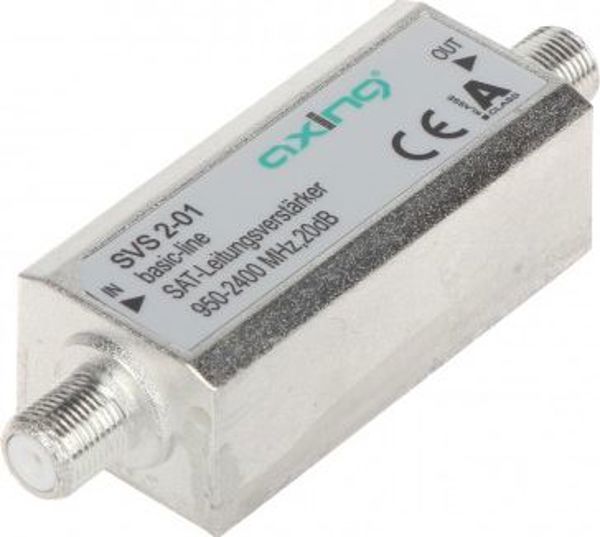 Axing SVS-2-01 Ενισχυτής Γραμμής SAT 20dB - Γραμμικός Ενισχυτής Κεραίας 7611682151022