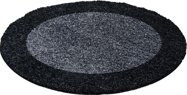Ayyildiz Hali Ayyildiz kilimas LIFE ROUND anthrazit, 120X120 cm