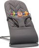 BabyBjorn BABYBJORN bouncer BLISS Βαμβάκι + ξύλινο παιχνίδι, ανθρακί, 606126 14235768 7317686061267