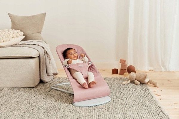 BABYBJORN ξαπλώστρα BLISS Wowen, dusty pink, 006222