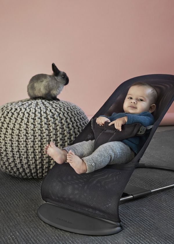 BabyBjorn ξαπλώστρα BLISS MESH Ανθρακί