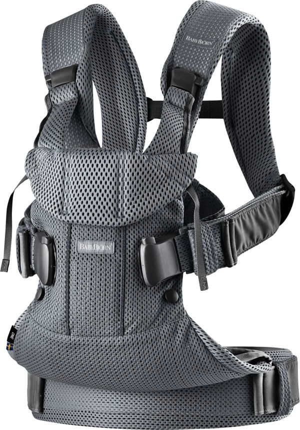 BabyBjorn BABYBJÖRN - Πορτμπαγκάζ ONE AIR, Ασημί