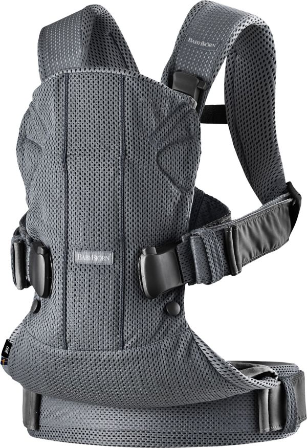 BabyBjorn BABYBJÖRN - Πορτμπαγκάζ ONE AIR, Ασημί