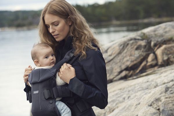 BabyBjorn BABYBJÖRN - Πορτμπαγκάζ ONE AIR, Ασημί