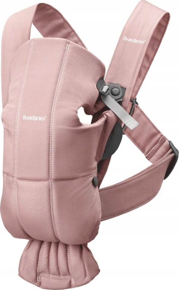 BabyBjorn BABYBJORN Carrier Mini, Dusty Pink, Cotton 021114