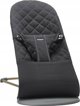 BabyBjorn BABYBJORN bouncer BLISS Cotton Classic Quilt, black + toy, 606130