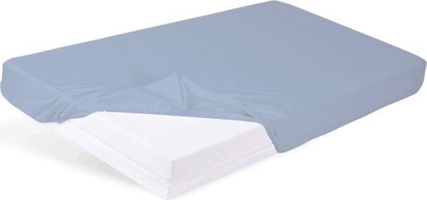 BabyMatex Σεντόνι Bamboo με Λάστιχο για Κούνια 160x80cm Μπλε