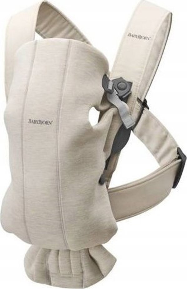 BabyBjorn BABYBJORN nešioklė MINI 3D JERSEY, ανοιχτό μπεζ, 021087