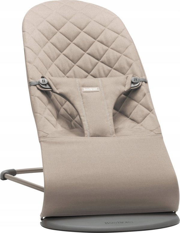 BABYBJORN bouncer BLISS Woven Classic Quilt, sand grey, 006217