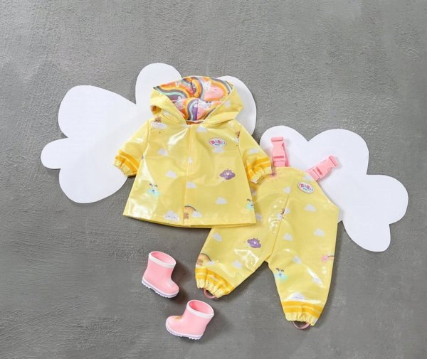 Σετ ρούχων Baby Born BABY BORN Deluxe Rain, 43cm