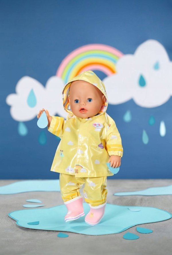 Σετ ρούχων Baby Born BABY BORN Deluxe Rain, 43cm